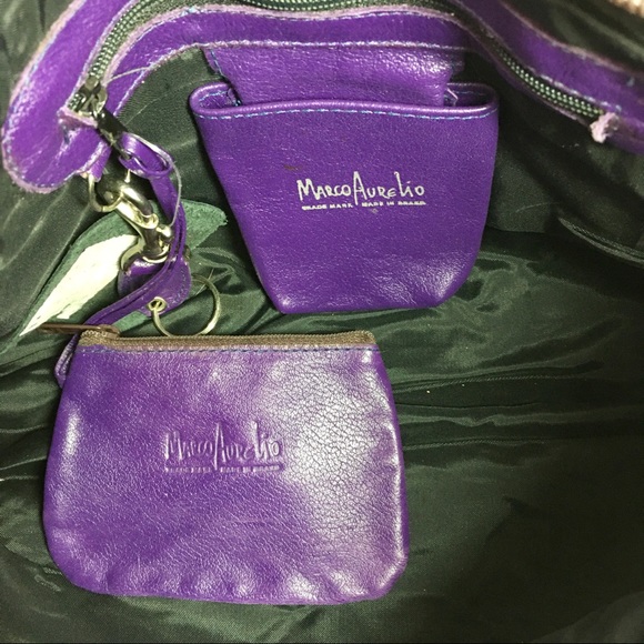 MARCO AURELIO LEATHER SHOULDER BAG - Picture 8 of 10